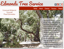 Tablet Screenshot of edmondstreeservicellc.com